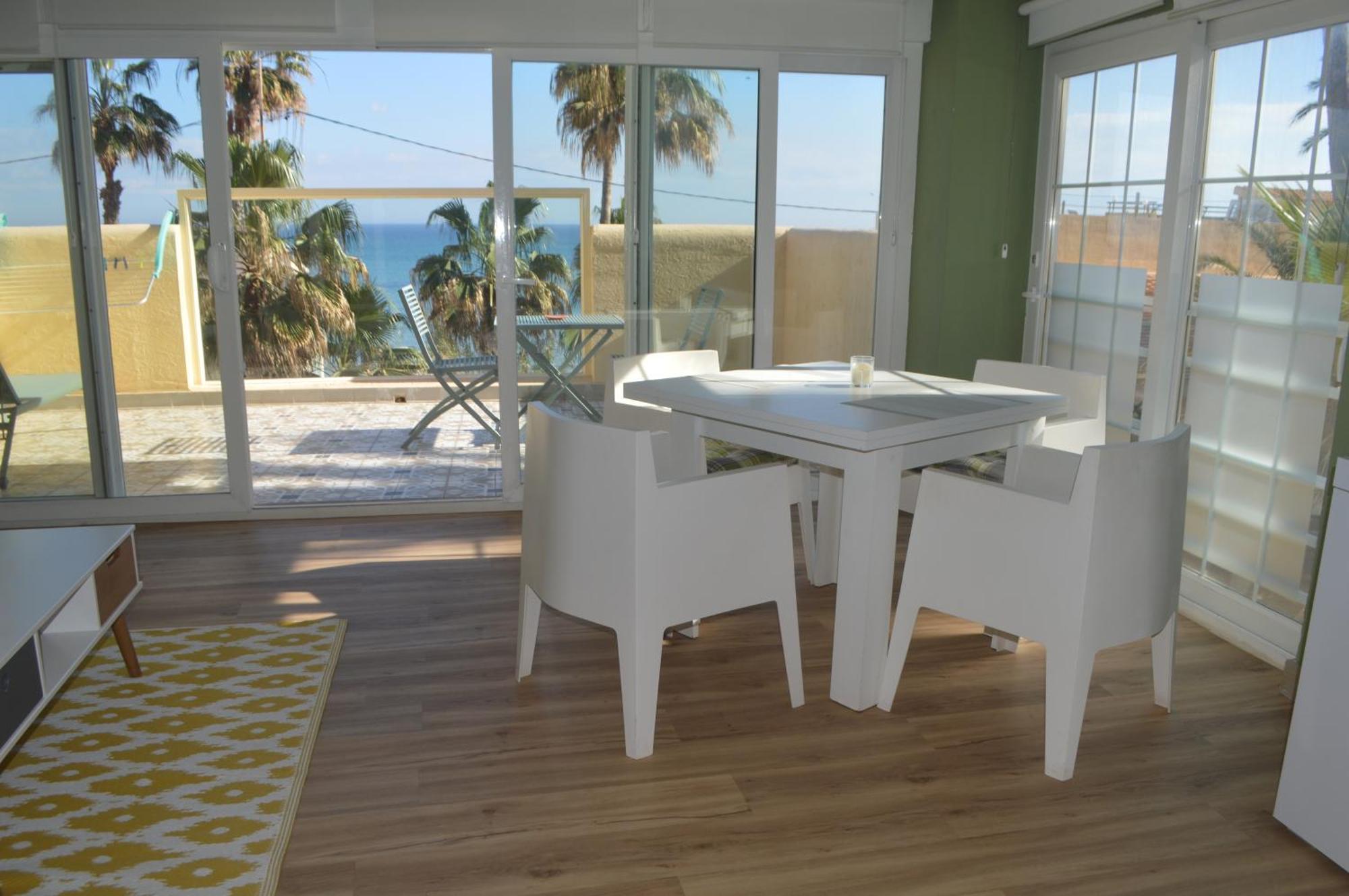 Espectacular Apartamento A Pie De Playa En Chalet Roquetes Alicante Bagian luar foto