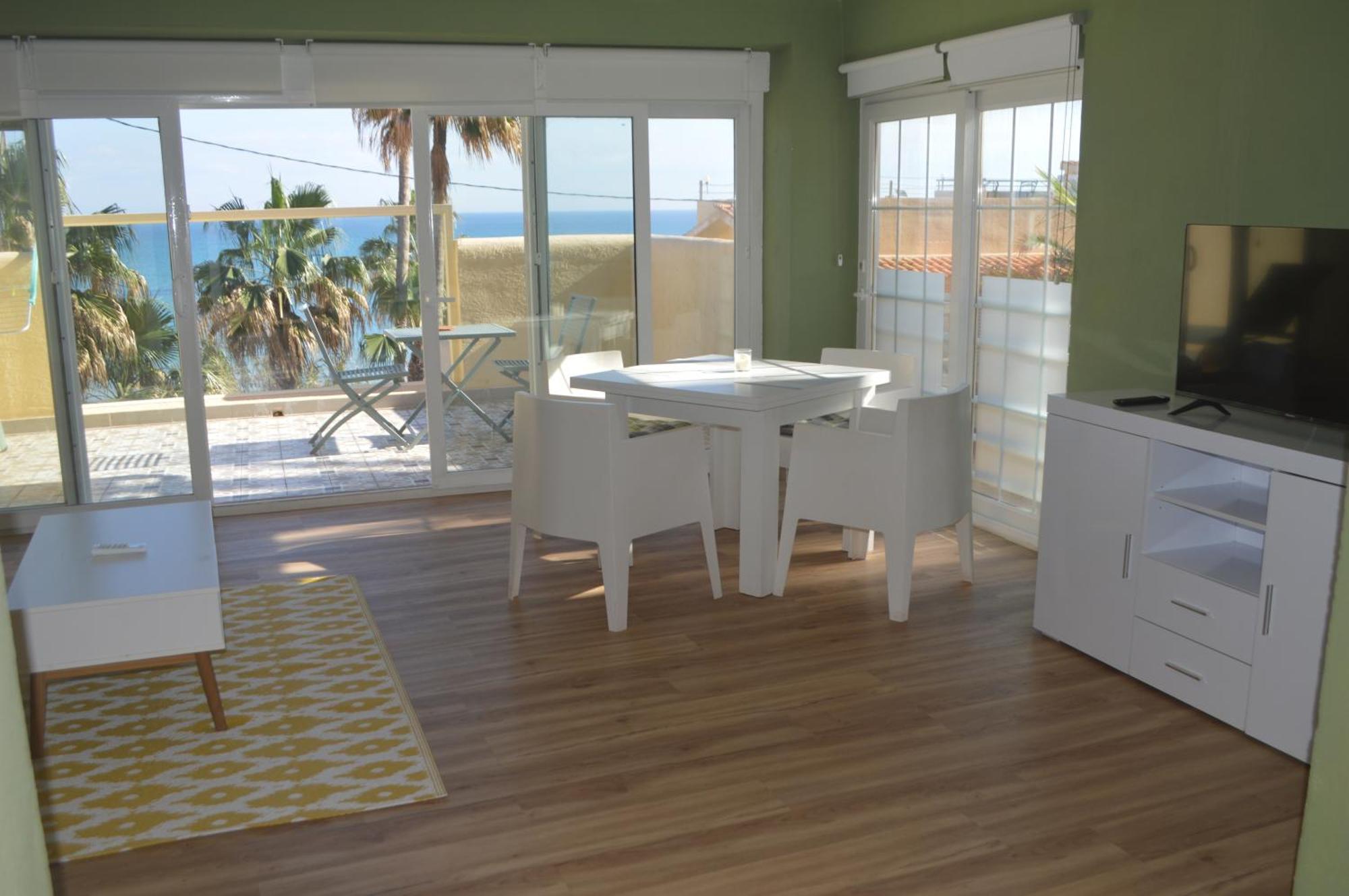 Espectacular Apartamento A Pie De Playa En Chalet Roquetes Alicante Bagian luar foto