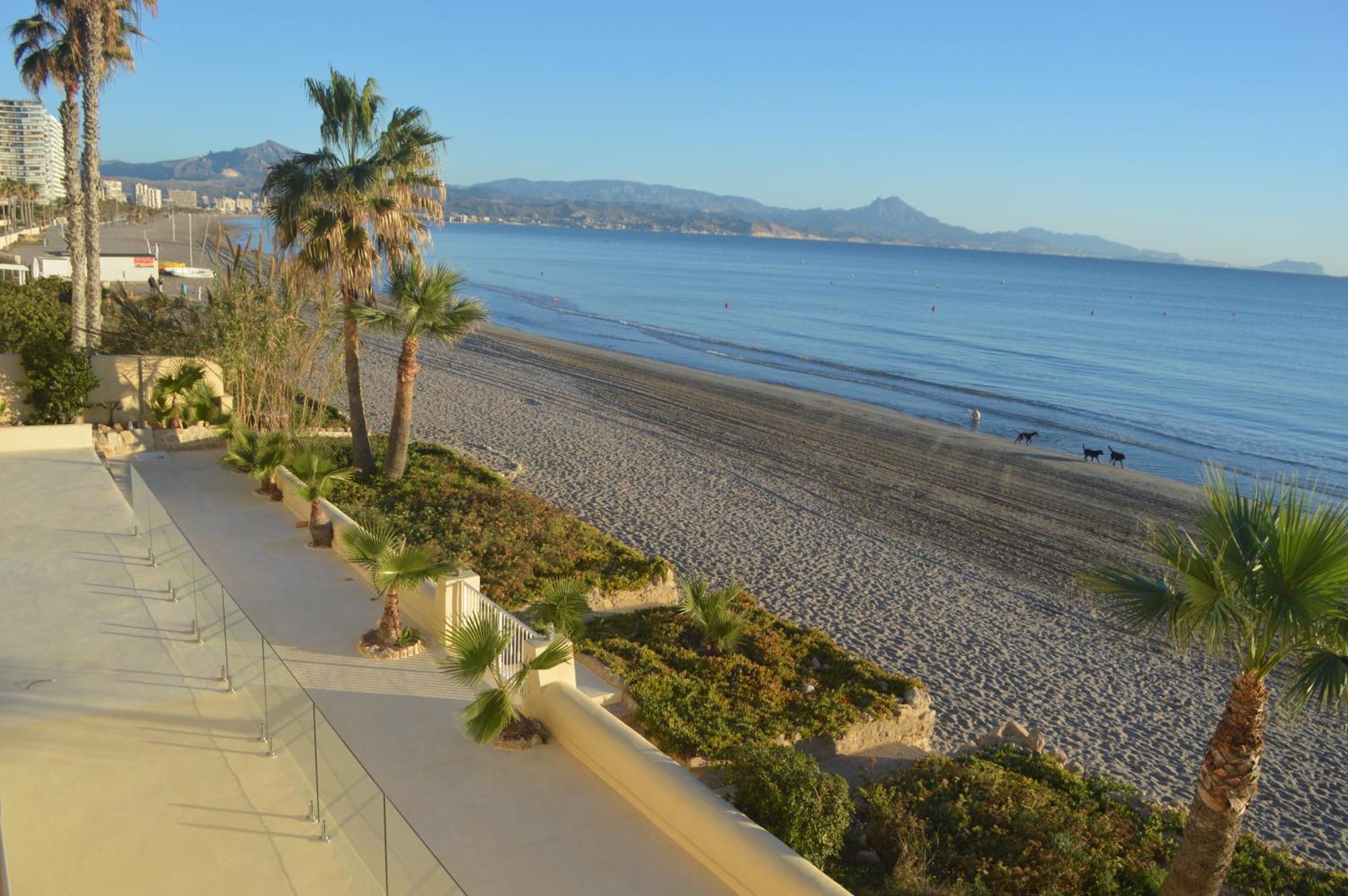 Espectacular Apartamento A Pie De Playa En Chalet Roquetes Alicante Bagian luar foto